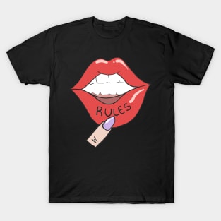 Euphoria - RULES Lip Tattoo T-Shirt